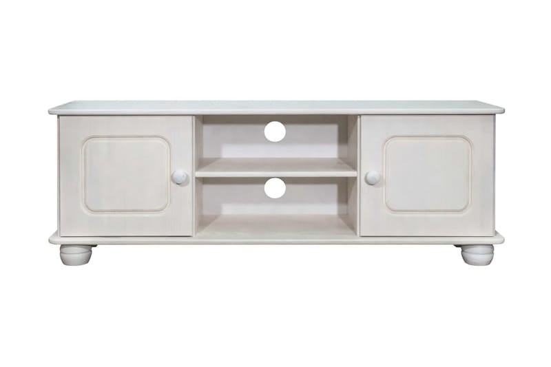 Tv-bänk 115x29x40 cm massiv furu - Brun - Möbler - Tv möbel & mediamöbel - TV bänk & mediabänk