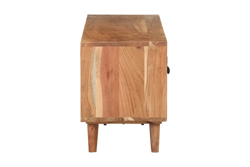 TV-bänk 115x30x39 cm massivt akaciaträ - Brun - Möbler - Tv möbel & mediamöbel - TV bänk & mediabänk