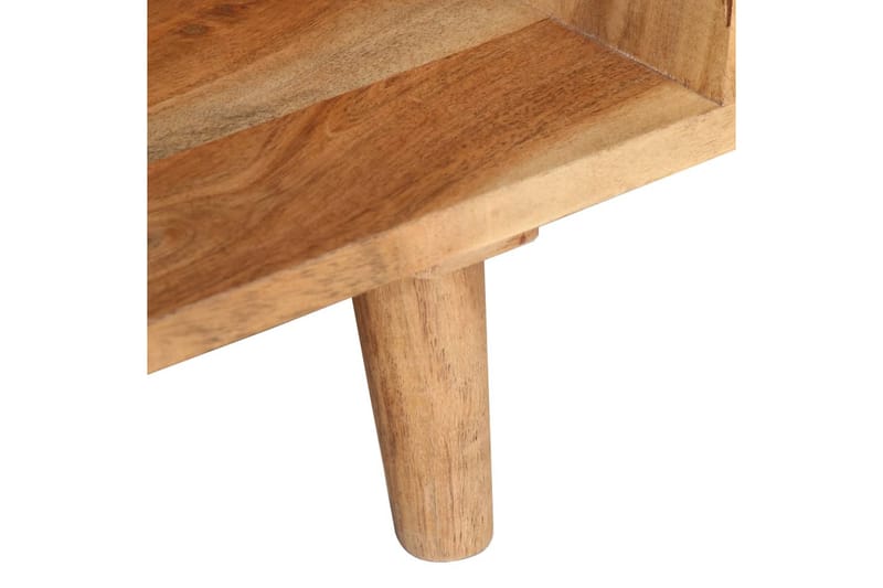 TV-bänk 115x30x39 cm massivt akaciaträ - Brun - Möbler - Tv möbel & mediamöbel - TV bänk & mediabänk