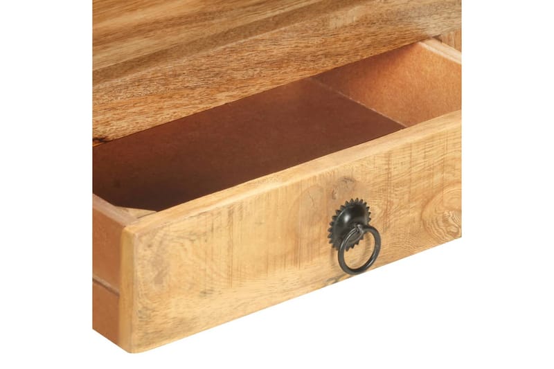 TV-bänk 117x30x41 cm massivt grovt mangoträ - Brun - Möbler - Tv möbel & mediamöbel - TV bänk & mediabänk