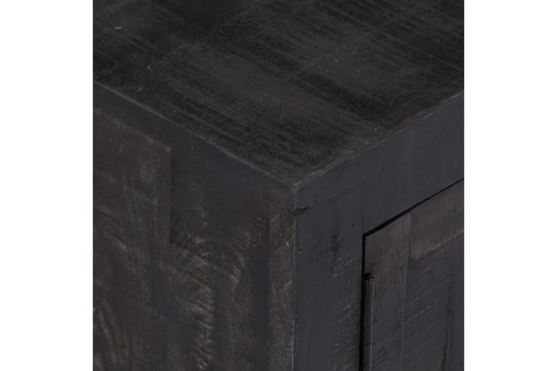 TV-bänk 118x30x40 cm svart massivt mangoträ - Svart - Möbler - Tv möbel & mediamöbel - TV bänk & mediabänk