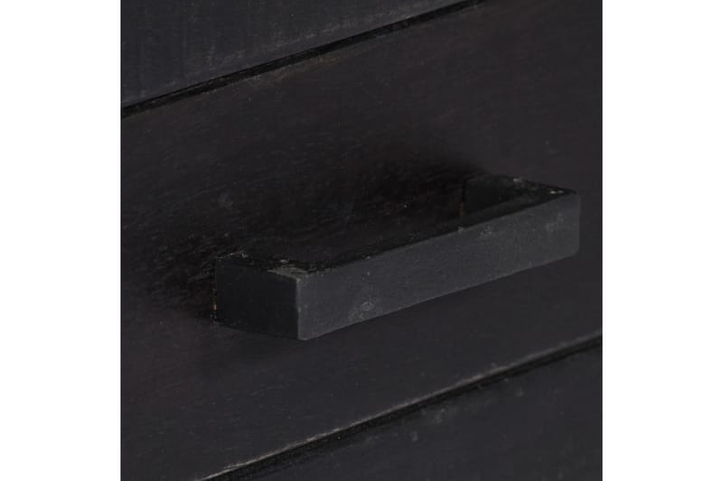 TV-bänk 118x30x40 cm svart massivt mangoträ - Svart - Möbler - Tv möbel & mediamöbel - TV bänk & mediabänk