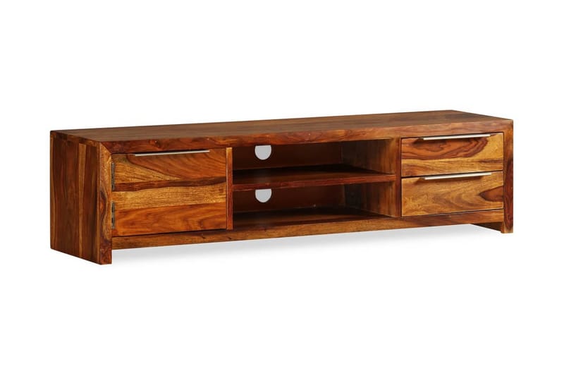 TV-bänk 120x30x30 cm massivt sheeshamträ - Brun - Möbler - Tv möbel & mediamöbel - TV bänk & mediabänk