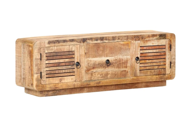 TV-bänk 120x30x40 cm grovt mangoträ - Brun - Möbler - Tv möbel & mediamöbel - TV bänk & mediabänk