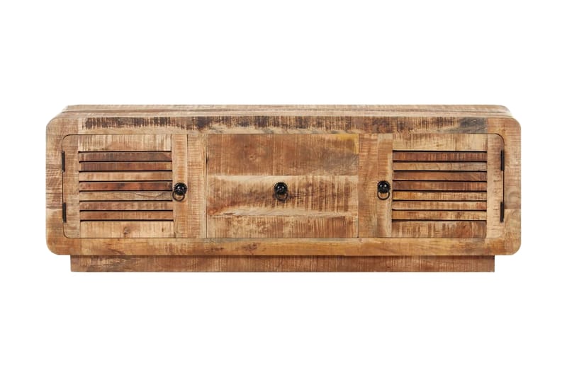 TV-bänk 120x30x40 cm grovt mangoträ - Brun - Möbler - Tv möbel & mediamöbel - TV bänk & mediabänk