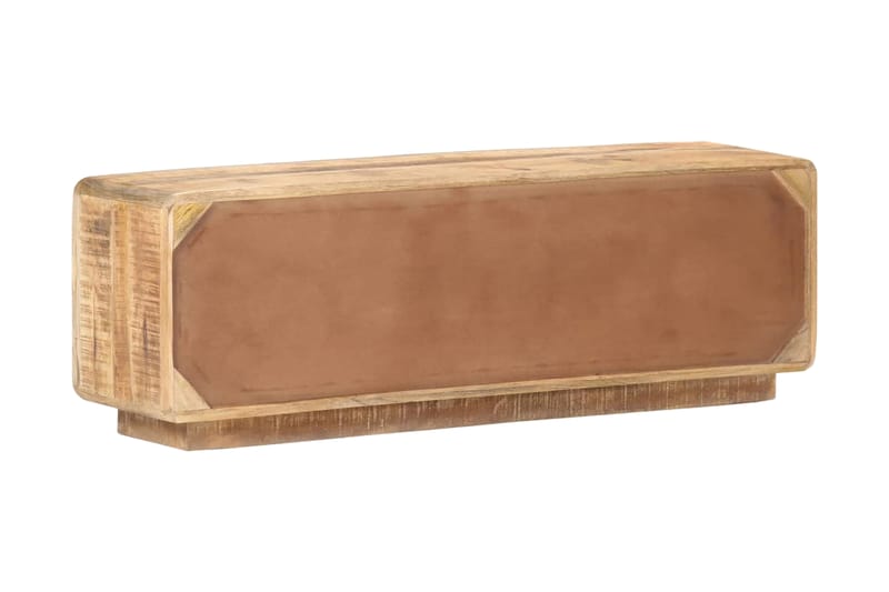 TV-bänk 120x30x40 cm grovt mangoträ - Brun - Möbler - Tv möbel & mediamöbel - TV bänk & mediabänk