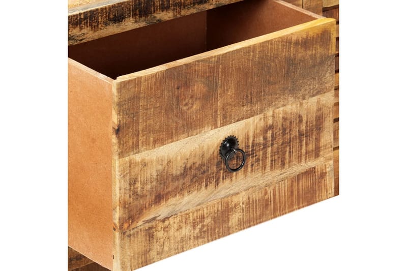 TV-bänk 120x30x40 cm grovt mangoträ - Brun - Möbler - Tv möbel & mediamöbel - TV bänk & mediabänk
