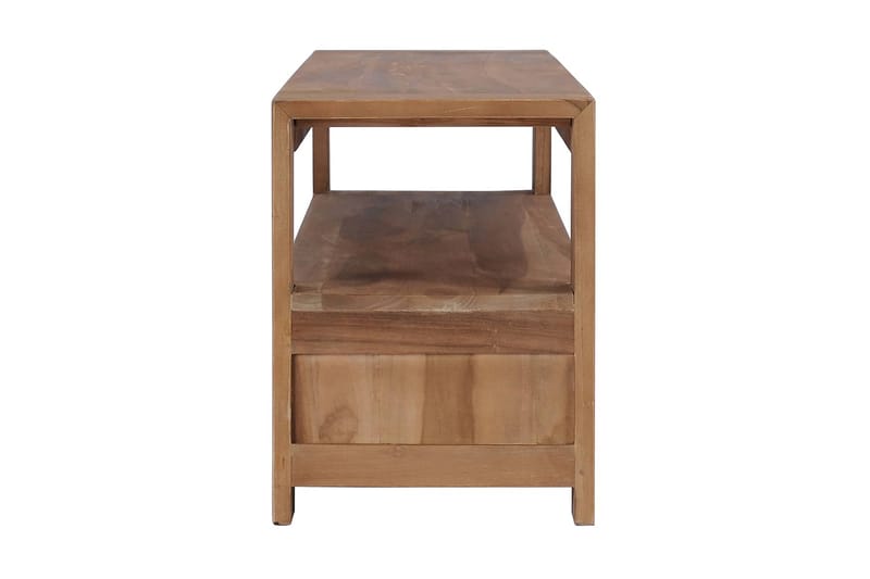 TV-bänk 120x30x40 cm massiv teak - Brun - Möbler - Tv möbel & mediamöbel - TV bänk & mediabänk