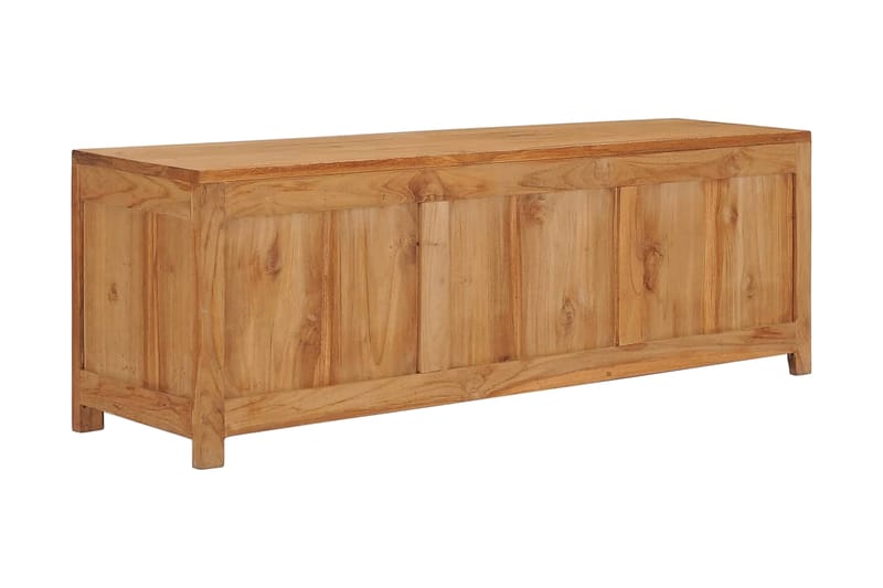 TV-bänk 120x30x40 cm massiv teak - Brun - Möbler - Tv möbel & mediamöbel - TV bänk & mediabänk