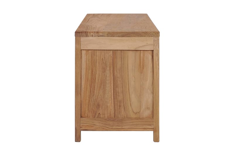 TV-bänk 120x30x40 cm massiv teak - Brun - Möbler - Tv möbel & mediamöbel - TV bänk & mediabänk