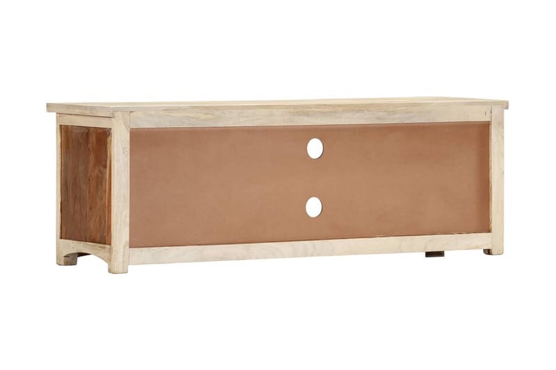 TV-bänk 120x30x40 cm massivt återvunnet trä - Brun - Möbler - Tv möbel & mediamöbel - TV bänk & mediabänk