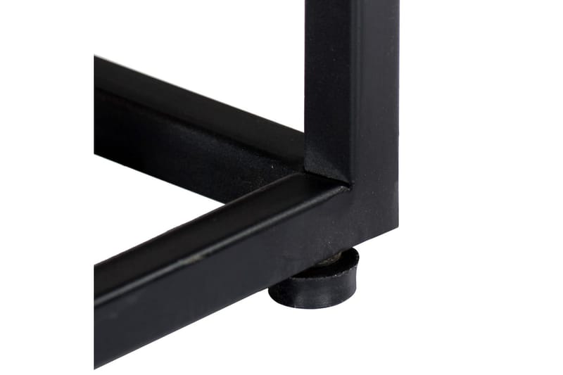 TV-bänk 120x30x40 cm massivt återvunnet trä och stål - Brun - Möbler - Tv möbel & mediamöbel - TV bänk & mediabänk