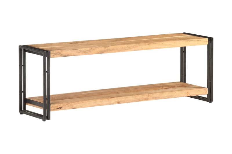 TV-bänk 120x30x40 cm massivt akaciaträ - Brun - Möbler - Tv möbel & mediamöbel - TV bänk & mediabänk