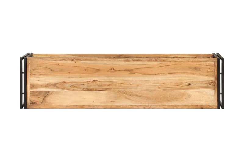 TV-bänk 120x30x40 cm massivt akaciaträ - Brun - Möbler - Tv möbel & mediamöbel - TV bänk & mediabänk