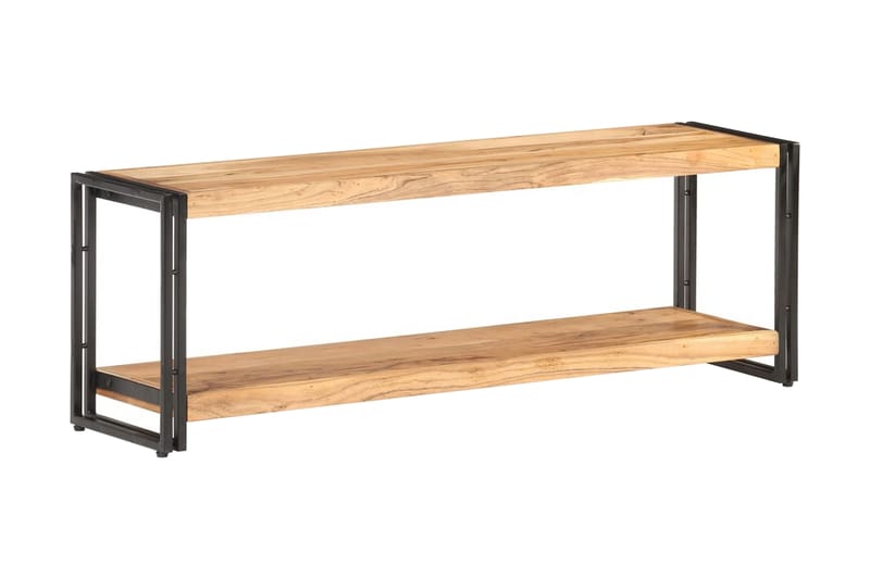 TV-bänk 120x30x40 cm massivt akaciaträ - Brun - Möbler - Tv möbel & mediamöbel - TV bänk & mediabänk