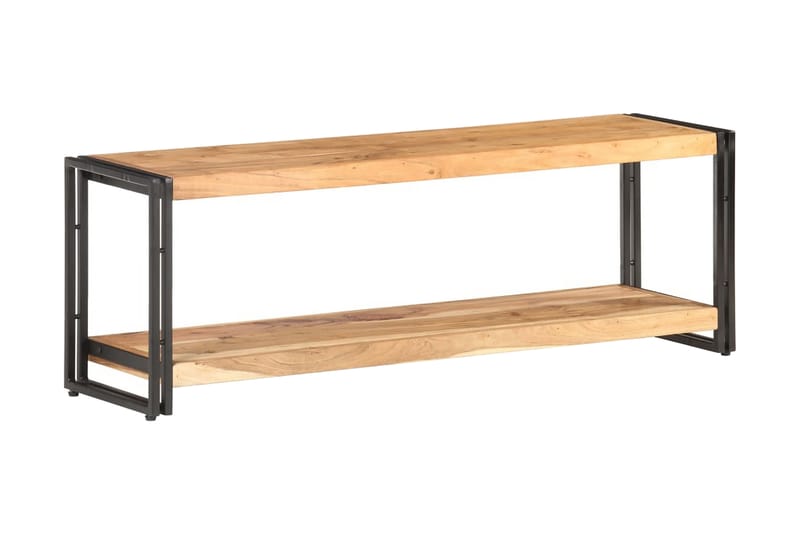 TV-bänk 120x30x40 cm massivt akaciaträ - Brun - Möbler - Tv möbel & mediamöbel - TV bänk & mediabänk