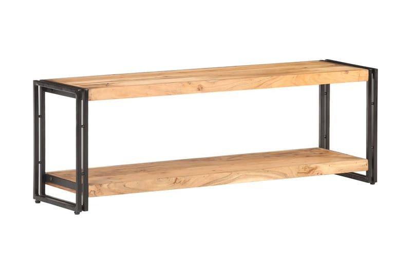 TV-bänk 120x30x40 cm massivt akaciaträ - Brun - Möbler - Tv möbel & mediamöbel - TV bänk & mediabänk