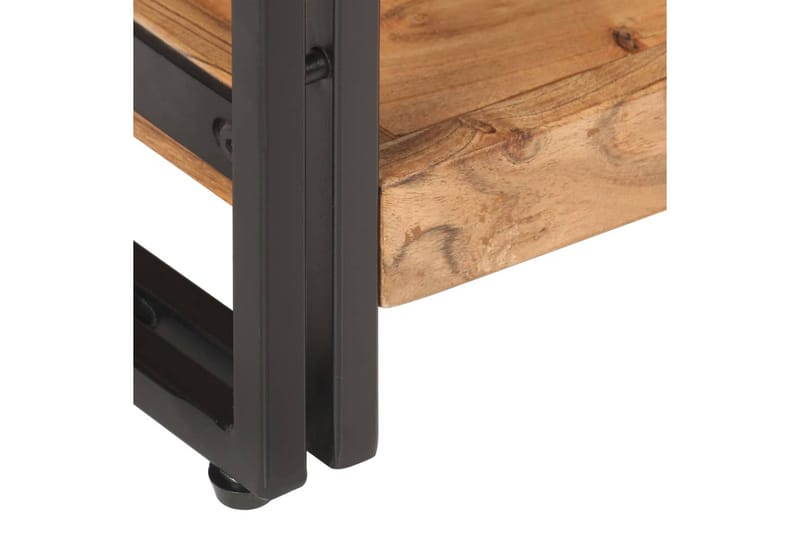 TV-bänk 120x30x40 cm massivt akaciaträ - Brun - Möbler - Tv möbel & mediamöbel - TV bänk & mediabänk