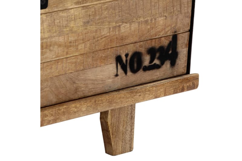 TV-bänk 120x30x40 cm massivt mangoträ - Brun - Möbler - Tv möbel & mediamöbel - TV bänk & mediabänk
