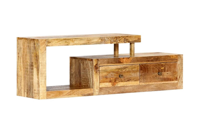 TV-bänk 120x30x40 cm massivt mangoträ - Brun - Möbler - Tv möbel & mediamöbel - TV bänk & mediabänk