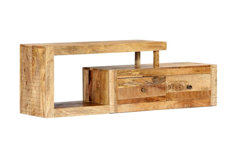 TV-bänk 120x30x40 cm massivt mangoträ - Brun - Möbler - Tv möbel & mediamöbel - TV bänk & mediabänk