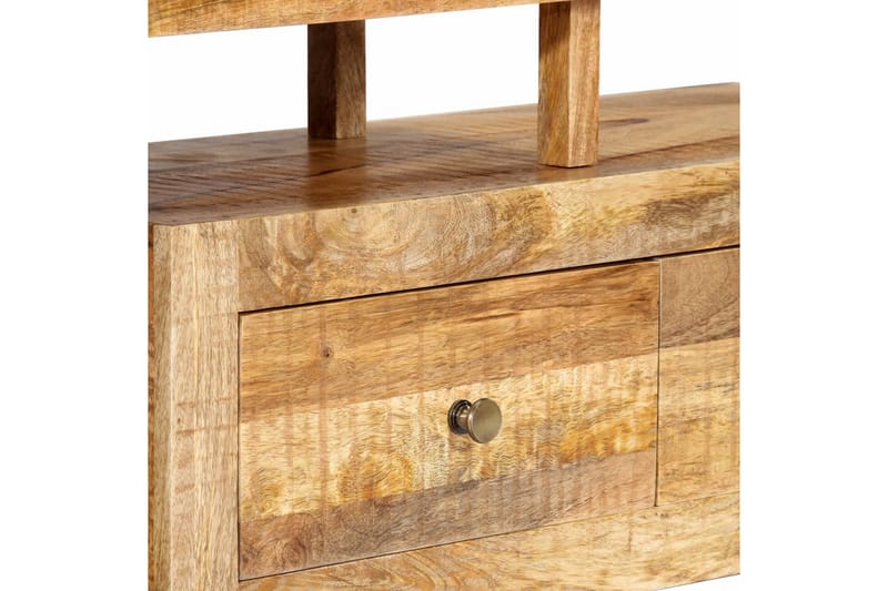 TV-bänk 120x30x40 cm massivt mangoträ - Brun - Möbler - Tv möbel & mediamöbel - TV bänk & mediabänk