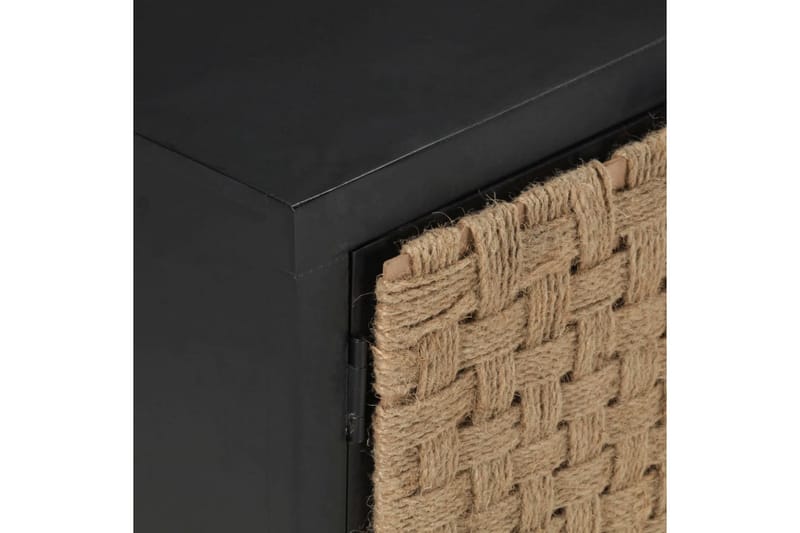 Tv-bänk 120x30x40 cm massivt mangoträ - Svart - Möbler - Tv möbel & mediamöbel - TV bänk & mediabänk