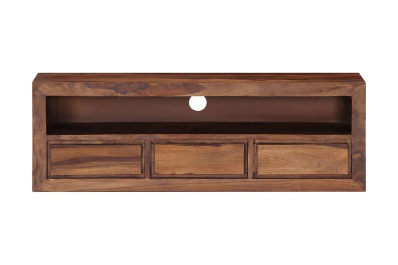 TV-bänk 120x30x40 cm massivt sheshamträ - Brun - Möbler - Tv möbel & mediamöbel - TV bänk & mediabänk