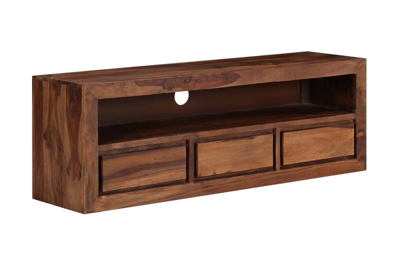 TV-bänk 120x30x40 cm massivt sheshamträ - Brun - Möbler - Tv möbel & mediamöbel - TV bänk & mediabänk