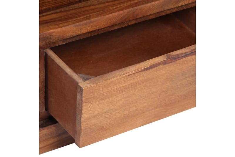 TV-bänk 120x30x40 cm massivt sheshamträ - Brun - Möbler - Tv möbel & mediamöbel - TV bänk & mediabänk