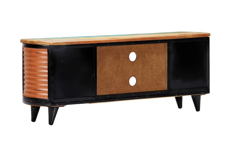 TV-bänk 120x30x45 cm massivt återvunnet trä - Brun - Möbler - Tv möbel & mediamöbel - TV bänk & mediabänk