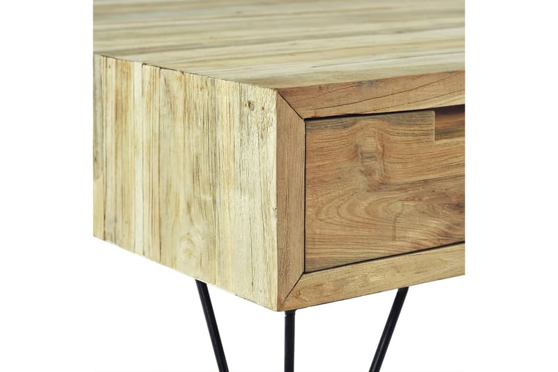 TV-bänk 120x35x35 cm massiv teak - Brun - Möbler - Tv möbel & mediamöbel - TV bänk & mediabänk
