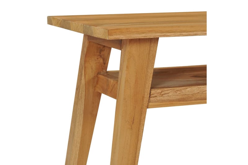 TV-bänk 120x35x45 cm massivt teakträ - Brun - Möbler - Tv möbel & mediamöbel - TV bänk & mediabänk