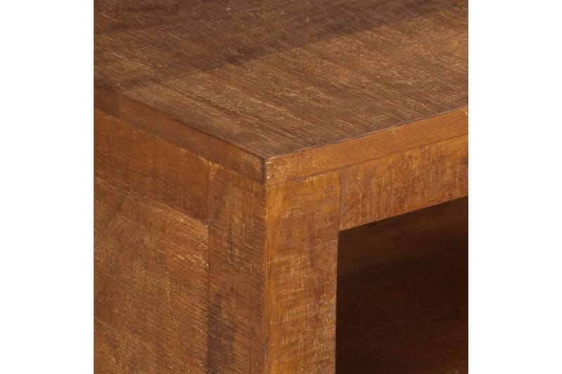TV-bänk 120x40x30 cm massivt mangoträ - Brun - Möbler - Tv möbel & mediamöbel - TV bänk & mediabänk