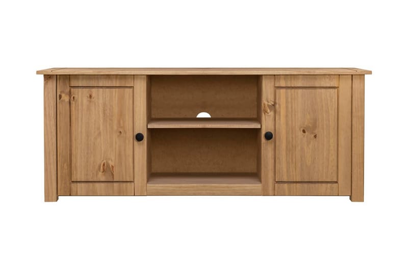 TV-bänk 120x40x50 cm massiv furu panama - Brun - Möbler - Tv möbel & mediamöbel - TV bänk & mediabänk