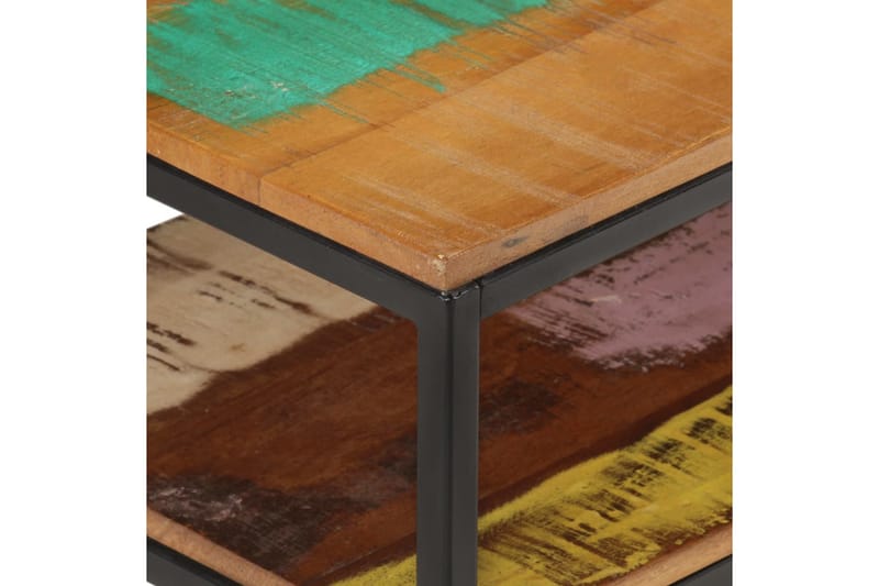 TV-bänk 130x30x45 cm massivt återvunnet trä - Brun - Möbler - Tv möbel & mediamöbel - TV bänk & mediabänk