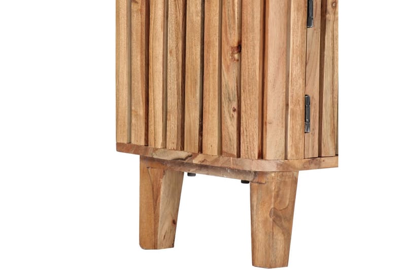 TV-bänk 130x30x45 cm massivt akaciaträ - Brun - Möbler - Tv möbel & mediamöbel - TV bänk & mediabänk
