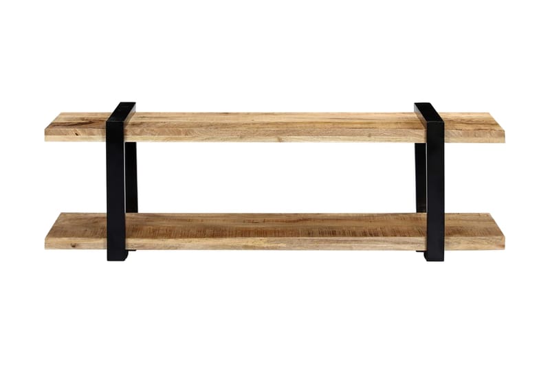 TV-bänk 130x40x40 cm massivt mangoträ - Brun - Möbler - Tv möbel & mediamöbel - TV bänk & mediabänk