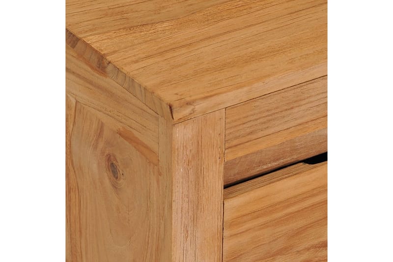TV-bänk 135x30x35 cm massiv teak - Brun - Möbler - Tv möbel & mediamöbel - TV bänk & mediabänk