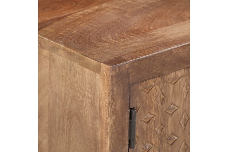 TV-bänk 138x30x46 cm massivt mangoträ - Brun - Möbler - Tv möbel & mediamöbel - TV bänk & mediabänk