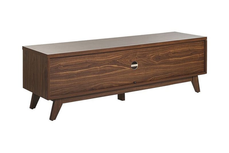 TV-bänk  140 cm mörkbrun PRESCOT - Trä/natur - Möbler - Tv möbel & mediamöbel - TV bänk & mediabänk