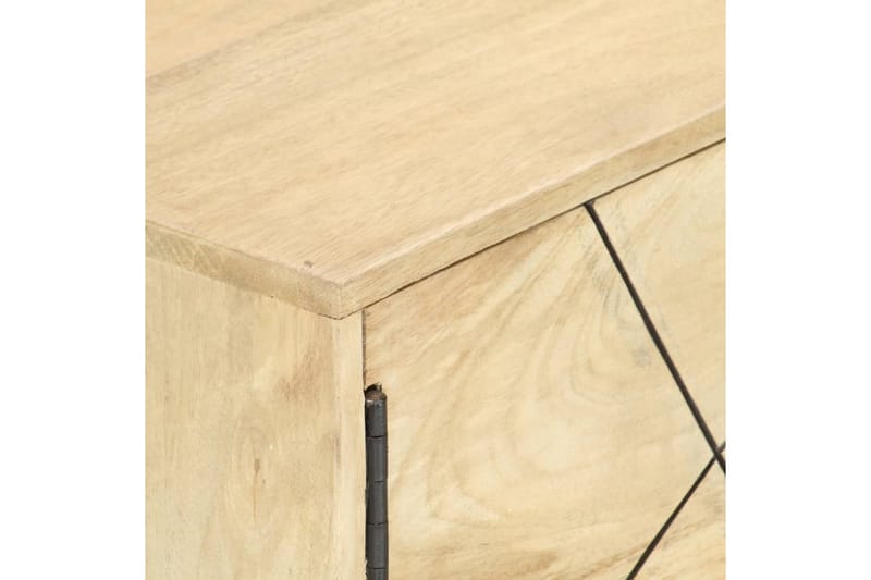 TV-bänk 140x30x40 cm massivt mangoträ - Brun - Möbler - Tv möbel & mediamöbel - TV bänk & mediabänk