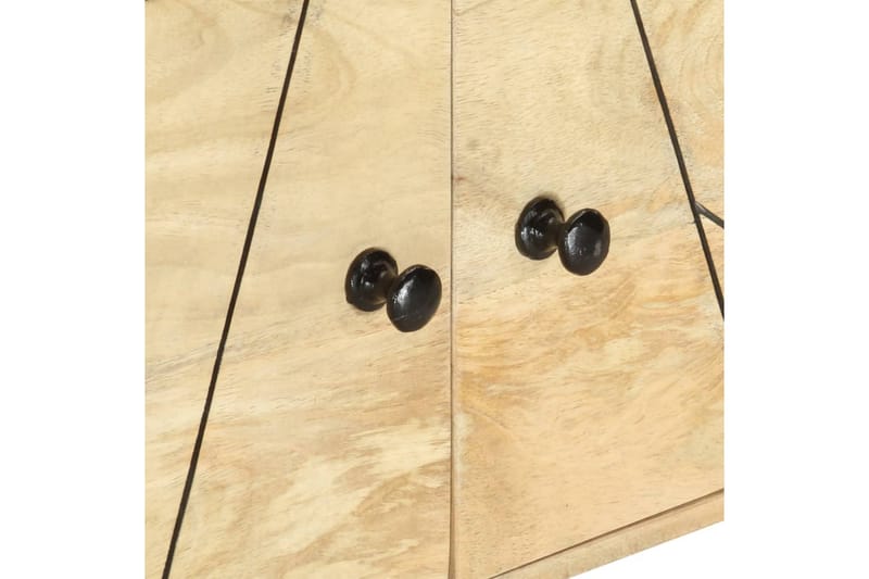 TV-bänk 140x30x40 cm massivt mangoträ - Brun - Möbler - Tv möbel & mediamöbel - TV bänk & mediabänk