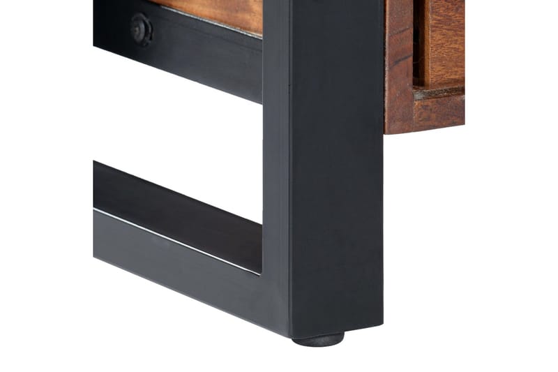 TV-bänk 140x30x45 cm massivt akaciaträ - Brun - Möbler - Tv möbel & mediamöbel - TV bänk & mediabänk