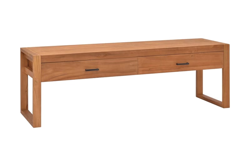 Tv-bänk 140x40x45 cm återvunnen teak - Brun - Möbler - Tv möbel & mediamöbel - TV bänk & mediabänk