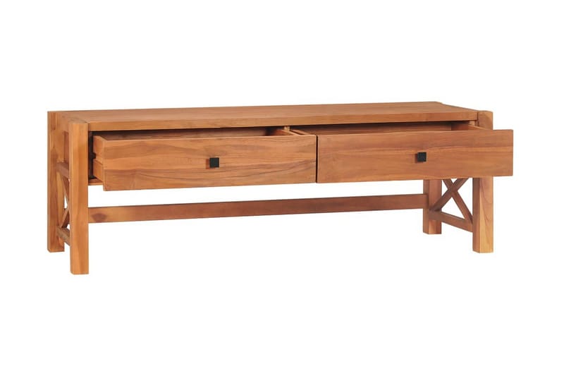 Tv-bänk 140x40x45 cm återvunnen teak - Brun - Möbler - Tv möbel & mediamöbel - TV bänk & mediabänk