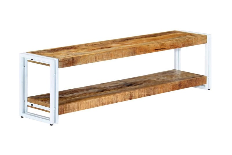 TV-bänk 150x30x40 cm massivt mangoträ - Brun - Möbler - Tv möbel & mediamöbel - TV bänk & mediabänk