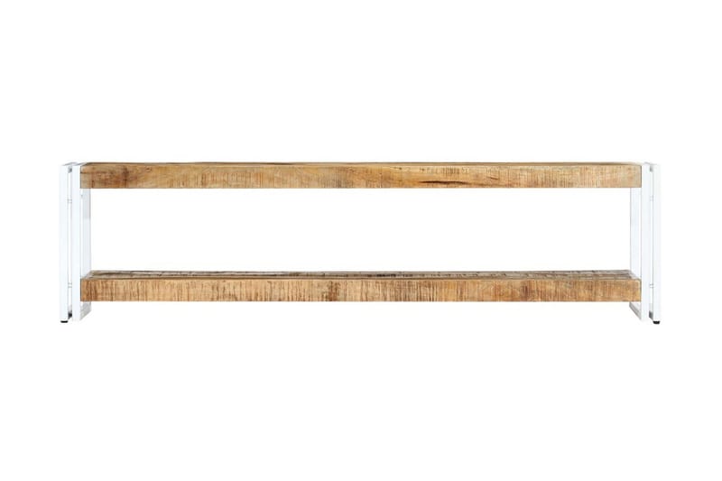 TV-bänk 150x30x40 cm massivt mangoträ - Brun - Möbler - Tv möbel & mediamöbel - TV bänk & mediabänk