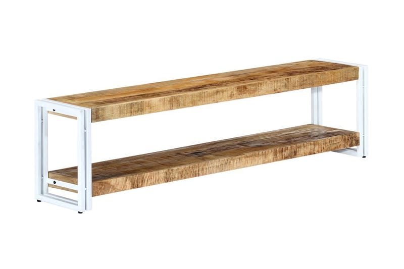 TV-bänk 150x30x40 cm massivt mangoträ - Brun - Möbler - Tv möbel & mediamöbel - TV bänk & mediabänk