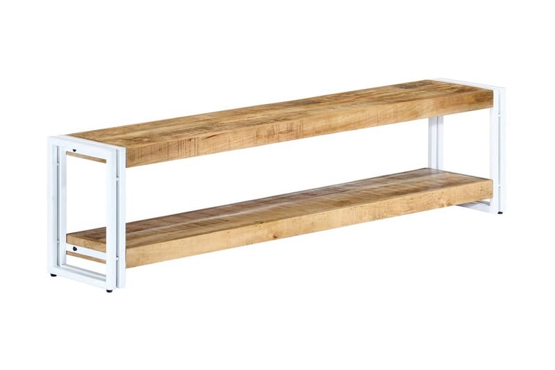 TV-bänk 150x30x40 cm massivt mangoträ - Brun - Möbler - Tv möbel & mediamöbel - TV bänk & mediabänk